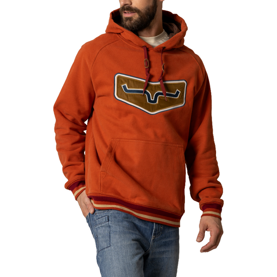 Kimes Ranch Men's Cannons Brick Red Graphic Pullover Hoodie MHO0000045-RD012