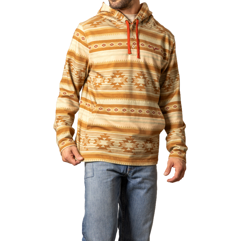 Kimes Ranch Men's Hermosa Aztec Natural Pullover Hoodie MHO0000046-BE006