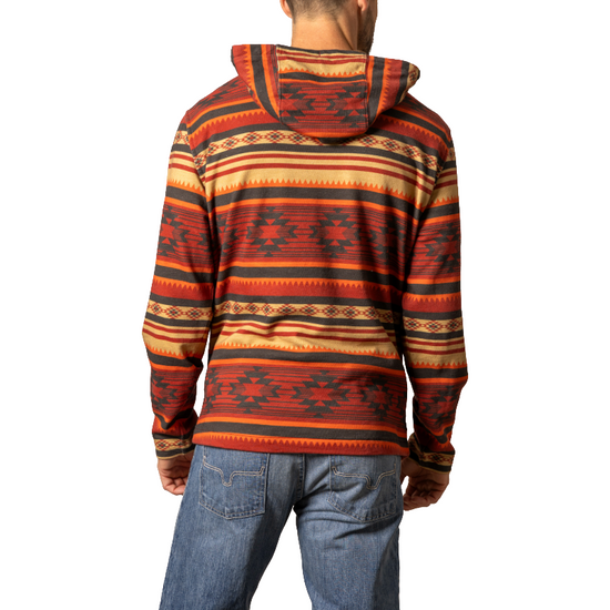 Kimes Ranch Men's Hermosa Aztec Burnt Red Pullover Hoodie MHO0000046-RD012