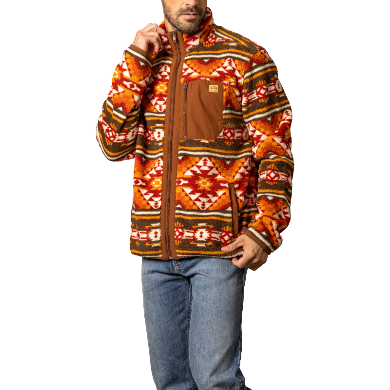 Kimes Ranch Men's Mercury Aztec Graphic Brown Western Jacket MHO0000048-BN001