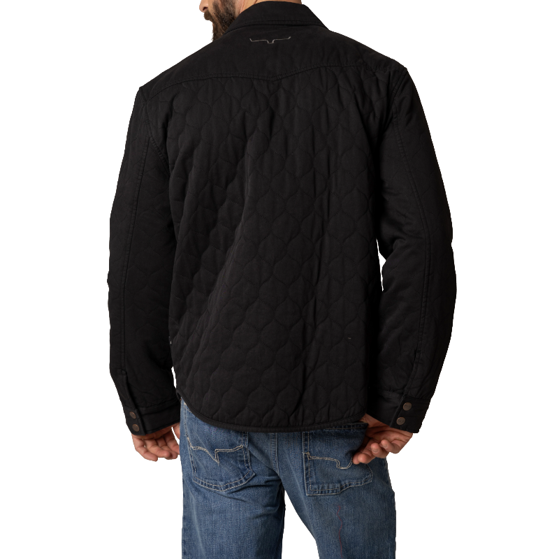 Kimes Ranch Men's Dickson Black Quilted Snap Jacket MJA0000035-BK001