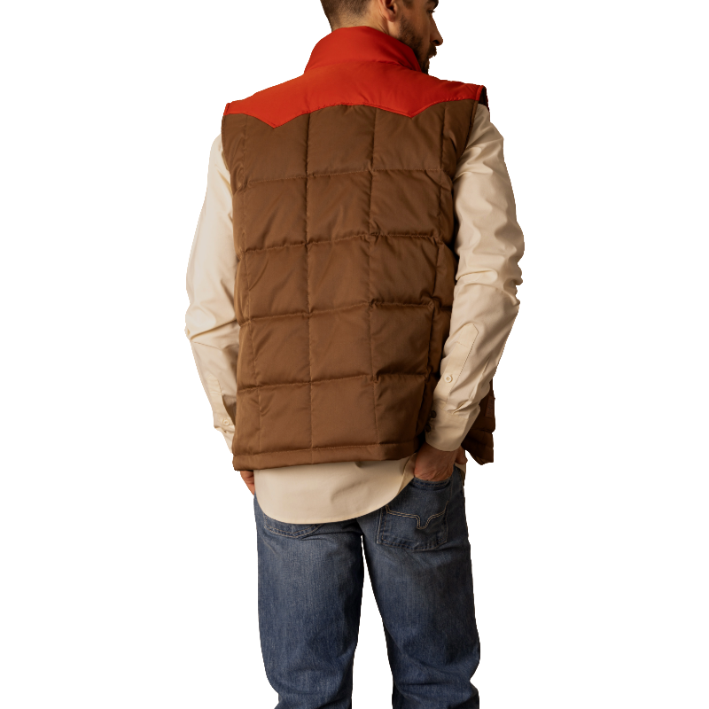 Kimes Ranch Men's Muir Trail Brown Insulated Vest MVE0000003-BN001