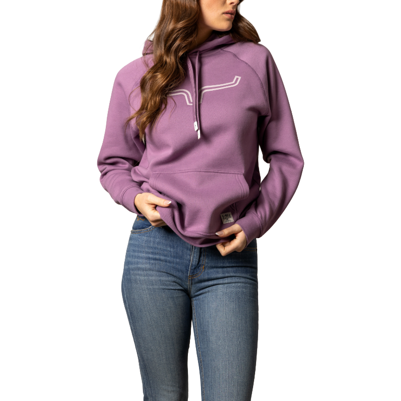 Kimes Ranch Ladies Outlier Graphic Lilac Purple Hoodie WHO0000005-PE006