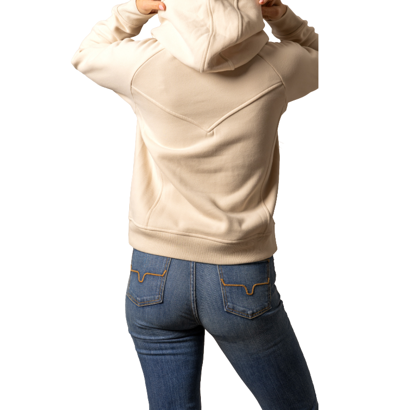 Kimes Ranch Ladies Ella Hooded Cream Pullover WHO0000043-BE006