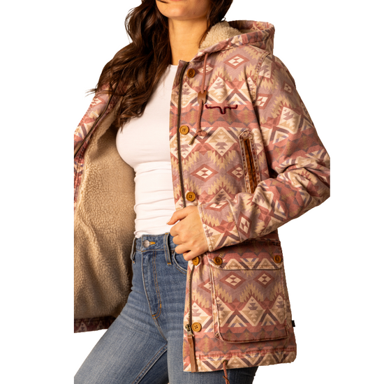 Kimes Ranch AWA Aztec Mauve Western Utility Jacket WJA0000001-RD032