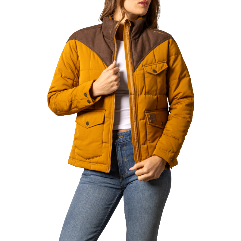 Kimes Ranch Ladies Lenora Brown Puffer Jacket WJA0000057-BN002