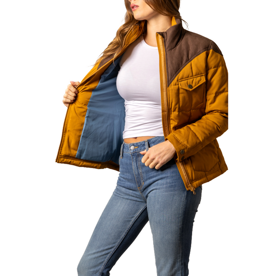 Kimes Ranch Ladies Lenora Brown Puffer Jacket WJA0000057-BN002