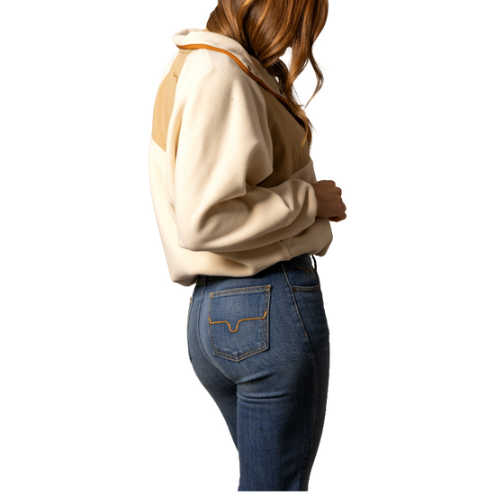 Kimes Ranch Laides Josie Natural Cream Snap Pullover WSW0000020-BE006