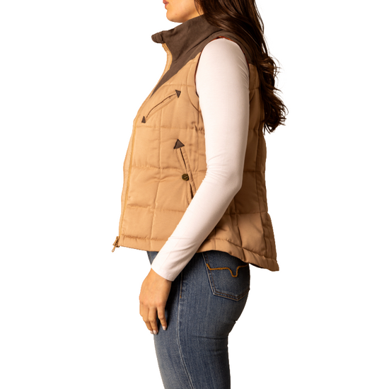 Kimes Ranch Ladies Lenora Coffee Brown Puffer Vest WVE0000005-BN008