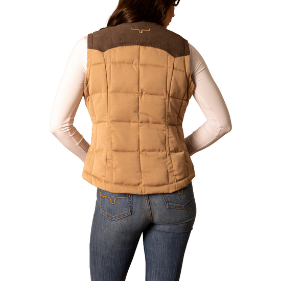 Kimes Ranch Ladies Lenora Coffee Brown Puffer Vest WVE0000005-BN008