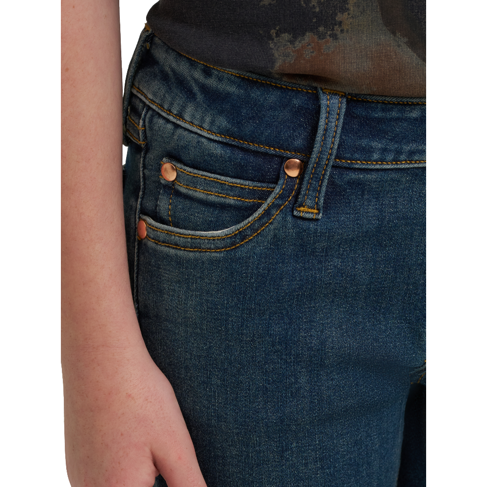 Wrangler X Lainey Wilson Girl's Boho Wash Boot Hugger Jean 112371990