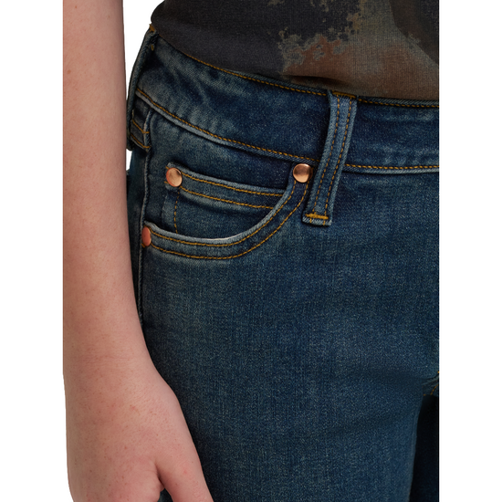 Wrangler X Lainey Wilson Girl's Boho Wash Boot Hugger Jean 112371990