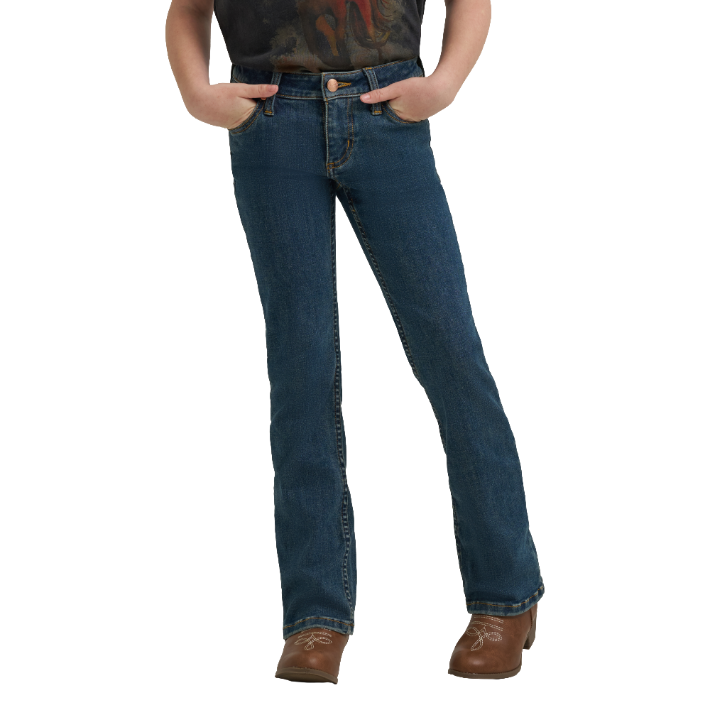 Wrangler X Lainey Wilson Girl's Boho Wash Boot Hugger Jean 112371990
