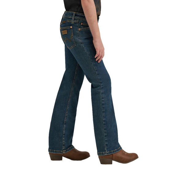 Wrangler X Lainey Wilson Girl's Boho Wash Boot Hugger Jean 112371990