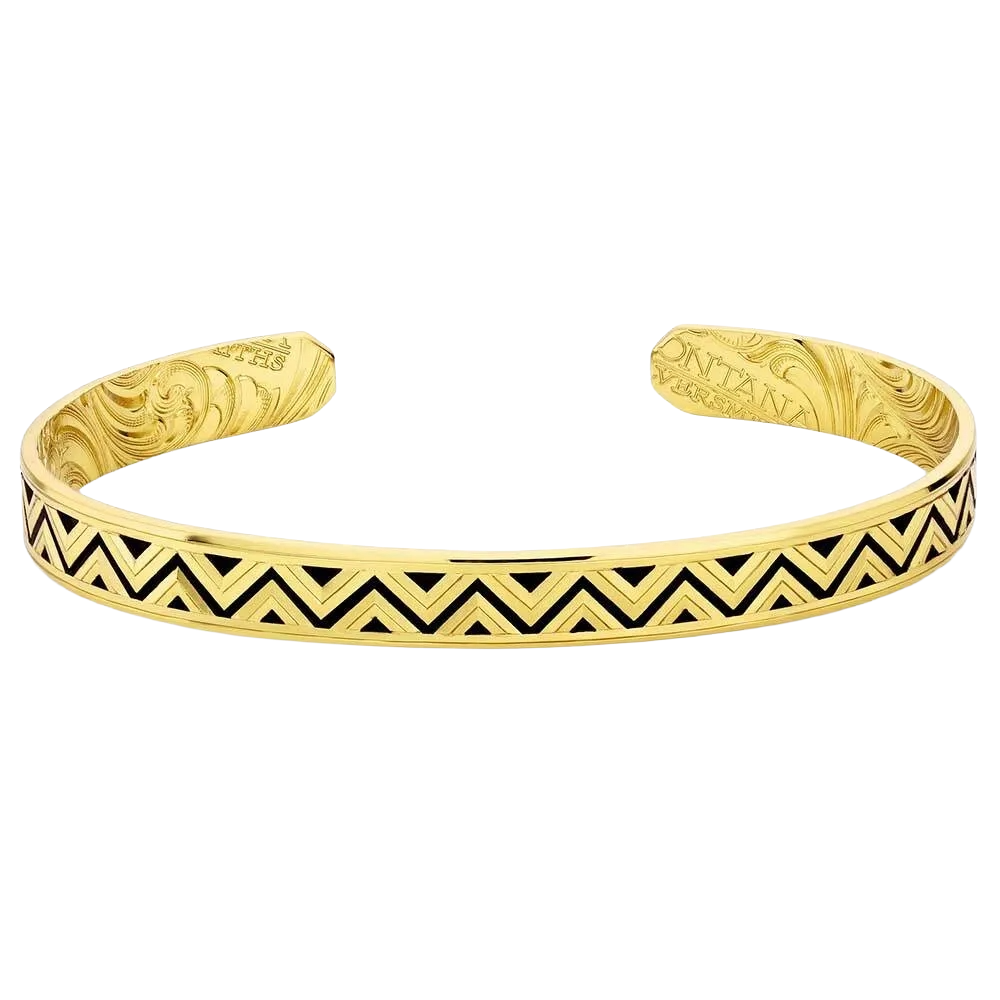 Montana Silversmiths Men's Four Winds Golden Cuff Bracelet BC6060G
