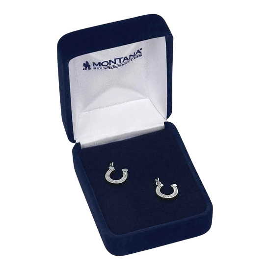 Montana Silversmith Ladies Dainty Horseshoe Silver Earrings ER5941