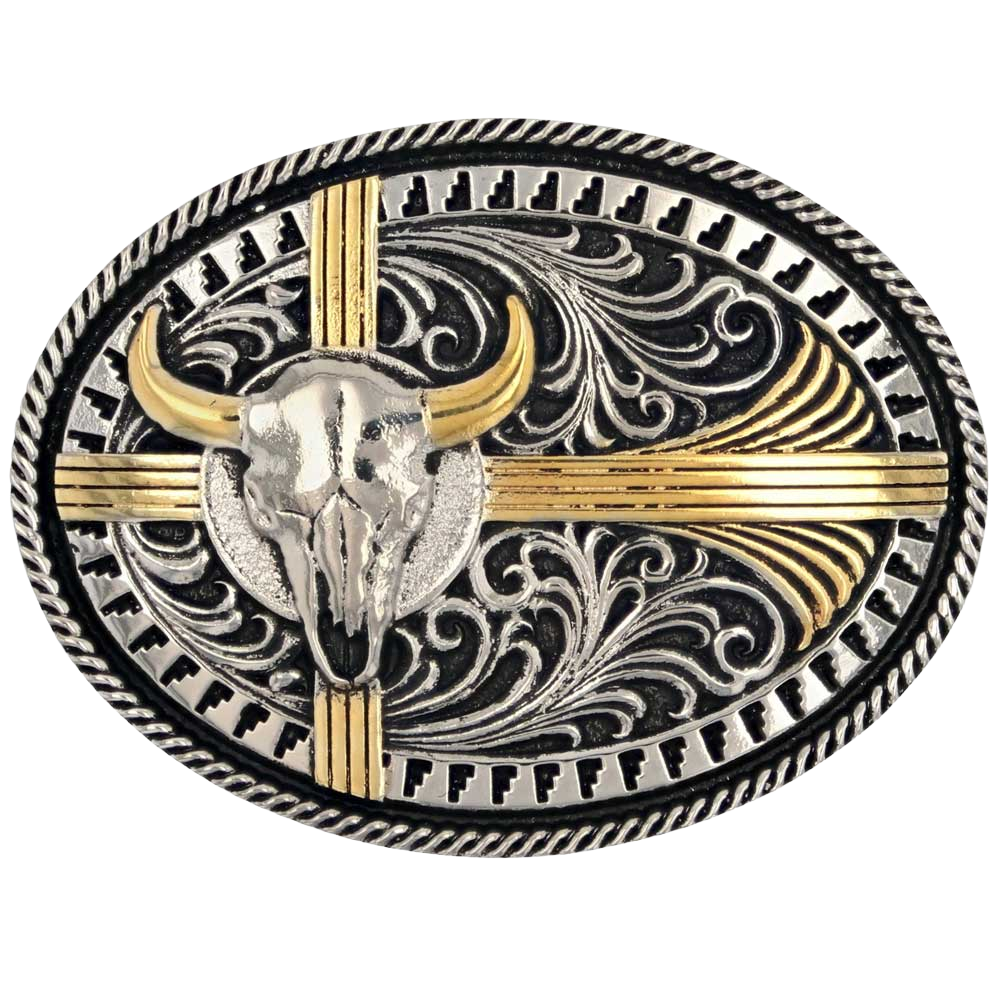 Montana Silversmiths Men's Southwest Sights Silver Attitude Buckle A927