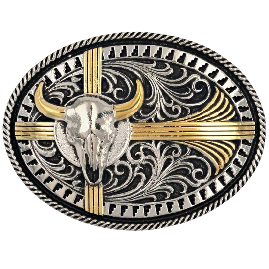 Montana Silversmiths Men's Southwest Sights Silver Attitude Buckle A927