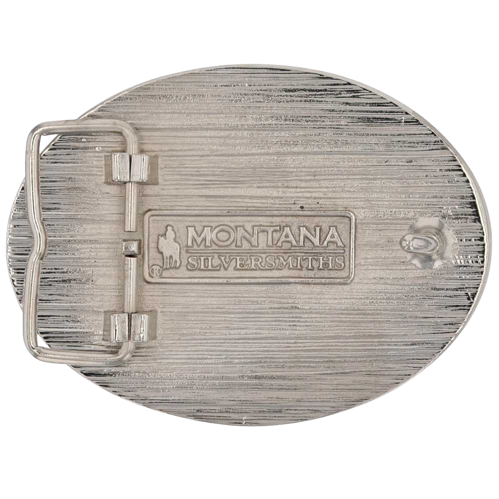 Montana Silversmiths Men's Southwest Sights Silver Attitude Buckle A927
