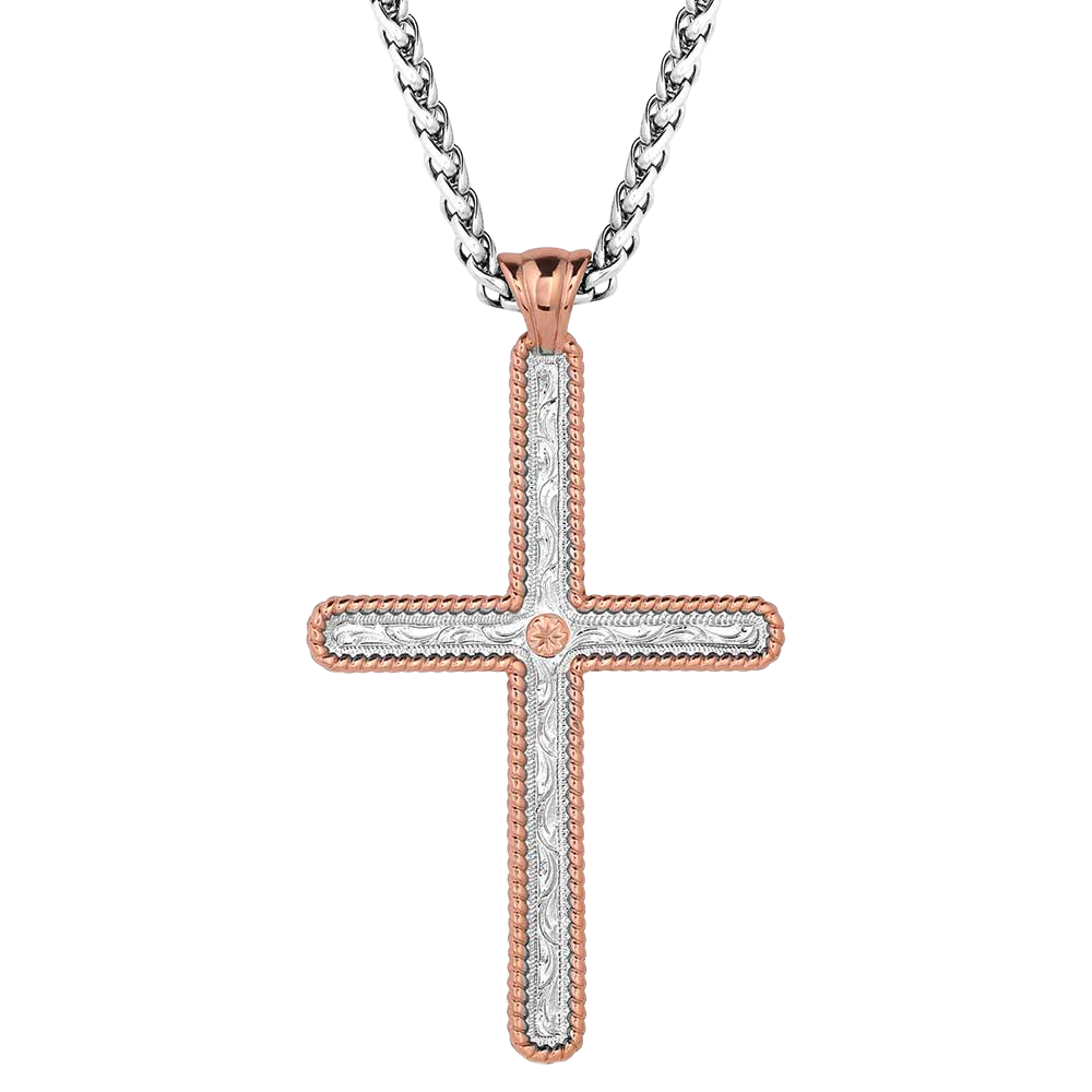 Montana Silversmiths Ladies Forever Faithful Cross Necklace NC6007