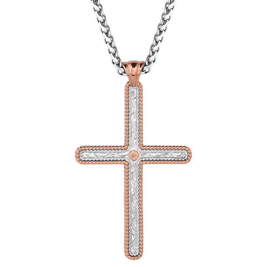 Montana Silversmiths Ladies Forever Faithful Cross Necklace NC6007
