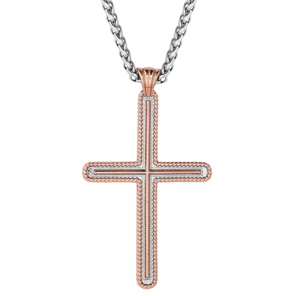 Montana Silversmiths Ladies Forever Faithful Cross Necklace NC6007