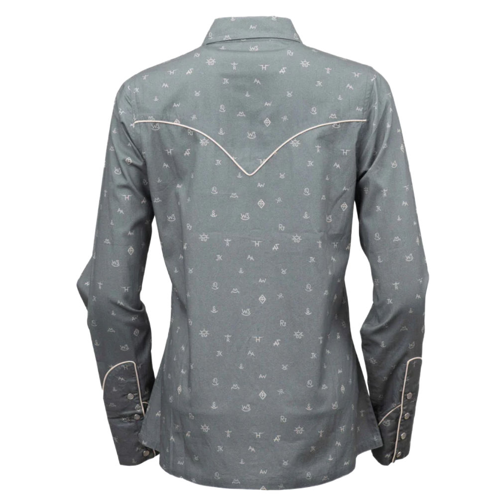 Outback Trading Co. Ladies Sage Green Button Down Shirt 40308-SAG