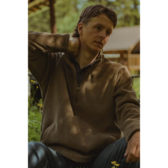 Outback Trading Co. Men's Atlas Corduroy Light Brown Pullover 29918-BRN