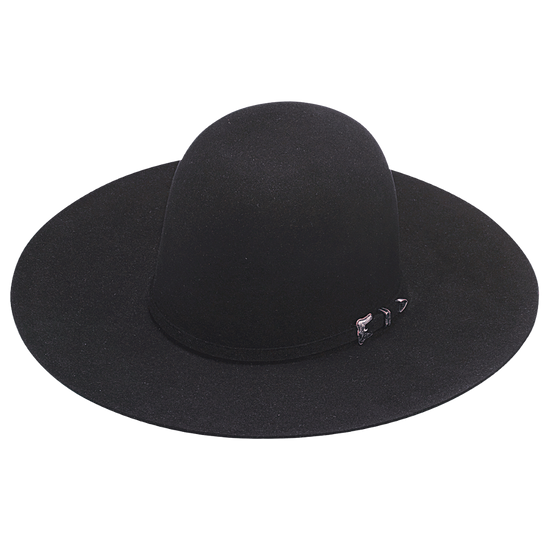 Twister 10X Black Beaver Fur Open Crown Western Hat T7646201