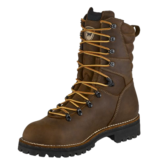 Irish Setter Men's 9" Shorewood Brown Waterproof Steel Toe Boots 83870