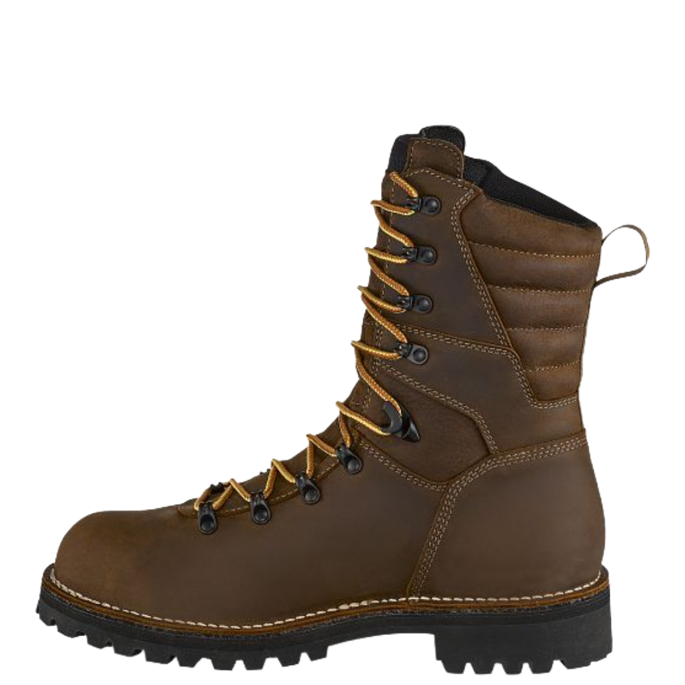 Irish Setter Men's 9" Shorewood Brown Waterproof Steel Toe Boots 83870