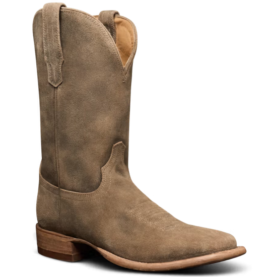 Tecovas Men's The Doc Gravel Suede Square Toe Western Boot 10031GRV