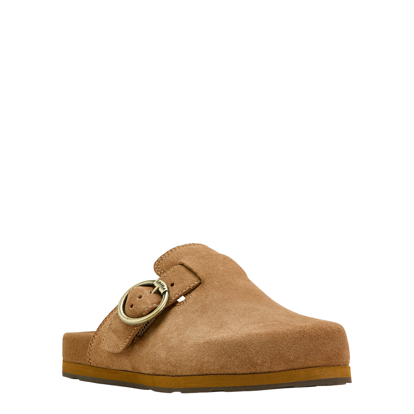 Ariat Ladies Country Mule Caramel Suede Slip On Shoes 10061236