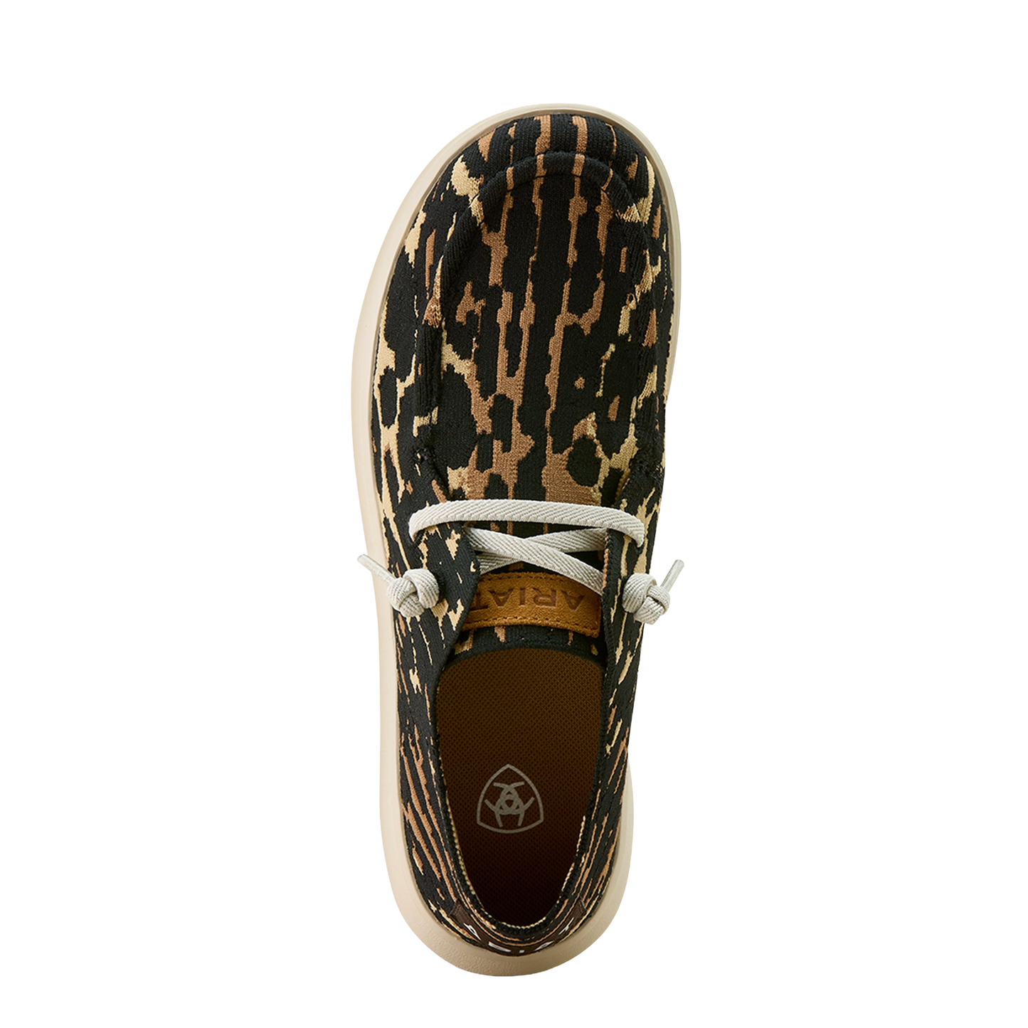 Ariat Ladies Leopard Graphic Knitted Hilo Slip On Shoe 10063817