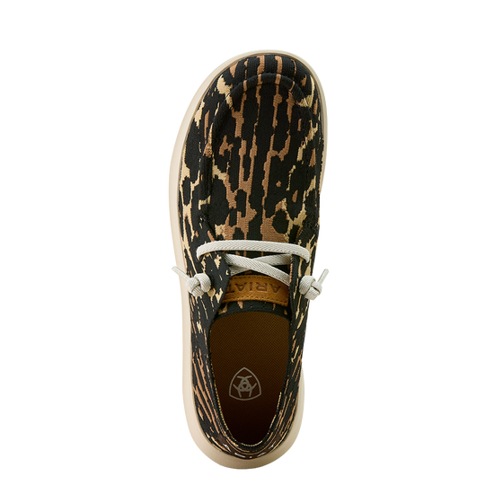 Ariat Ladies Leopard Graphic Knitted Hilo Slip On Shoe 10063817