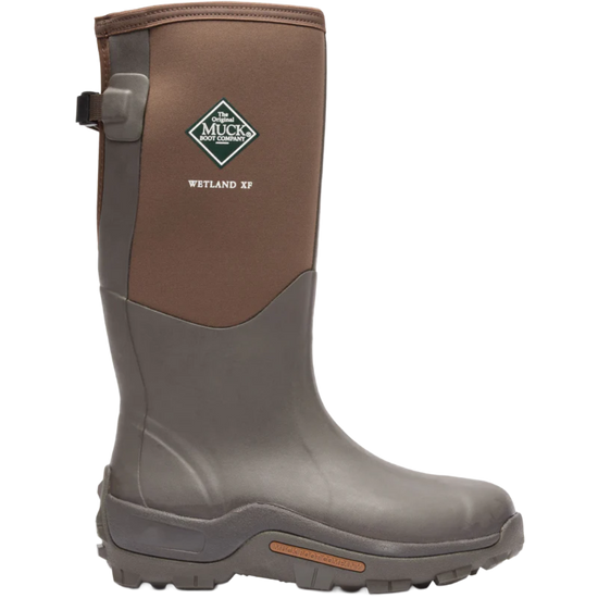Muck Men's Wetland Wide Calf Brown Boots MWET900