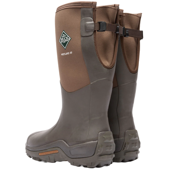 Muck Men's Wetland Wide Calf Brown Boots MWET900