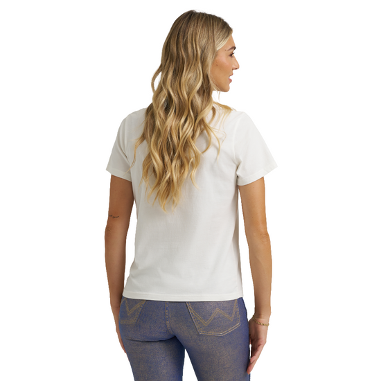 Wrangler X Lainey Wilson Ladies Lonestar White T-Shirt 112373700