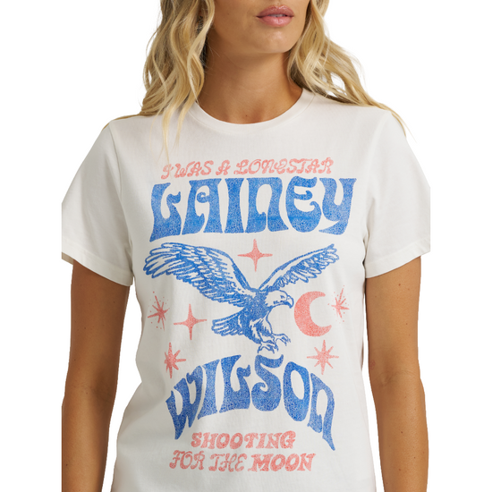 Wrangler X Lainey Wilson Ladies Lonestar White T-Shirt 112373700