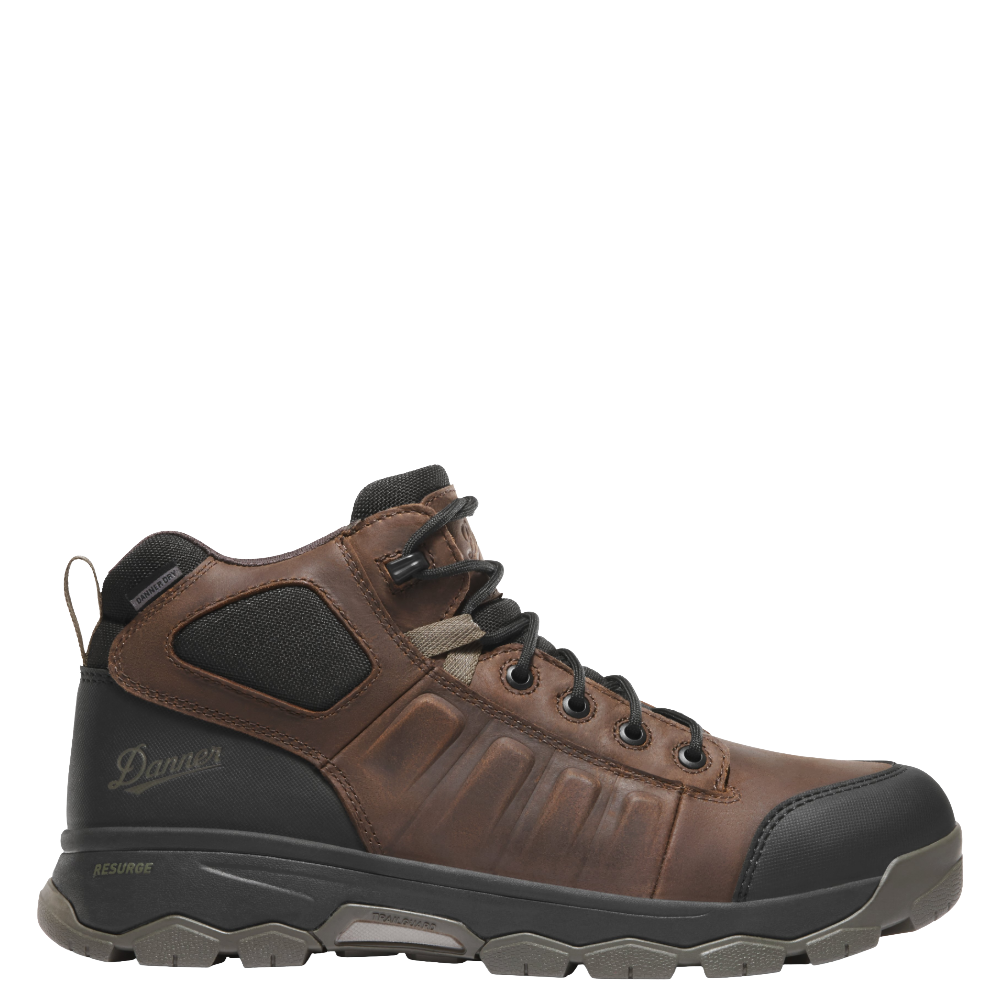 Danner Men's Wheat Ridge Waterproof Brown Aluminum Toe Work Boot 18501