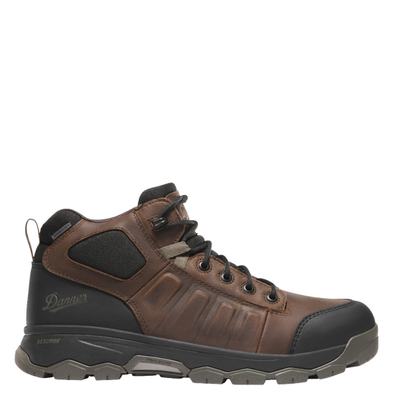 Danner Men's Wheat Ridge Waterproof Brown Aluminum Toe Work Boot 18501