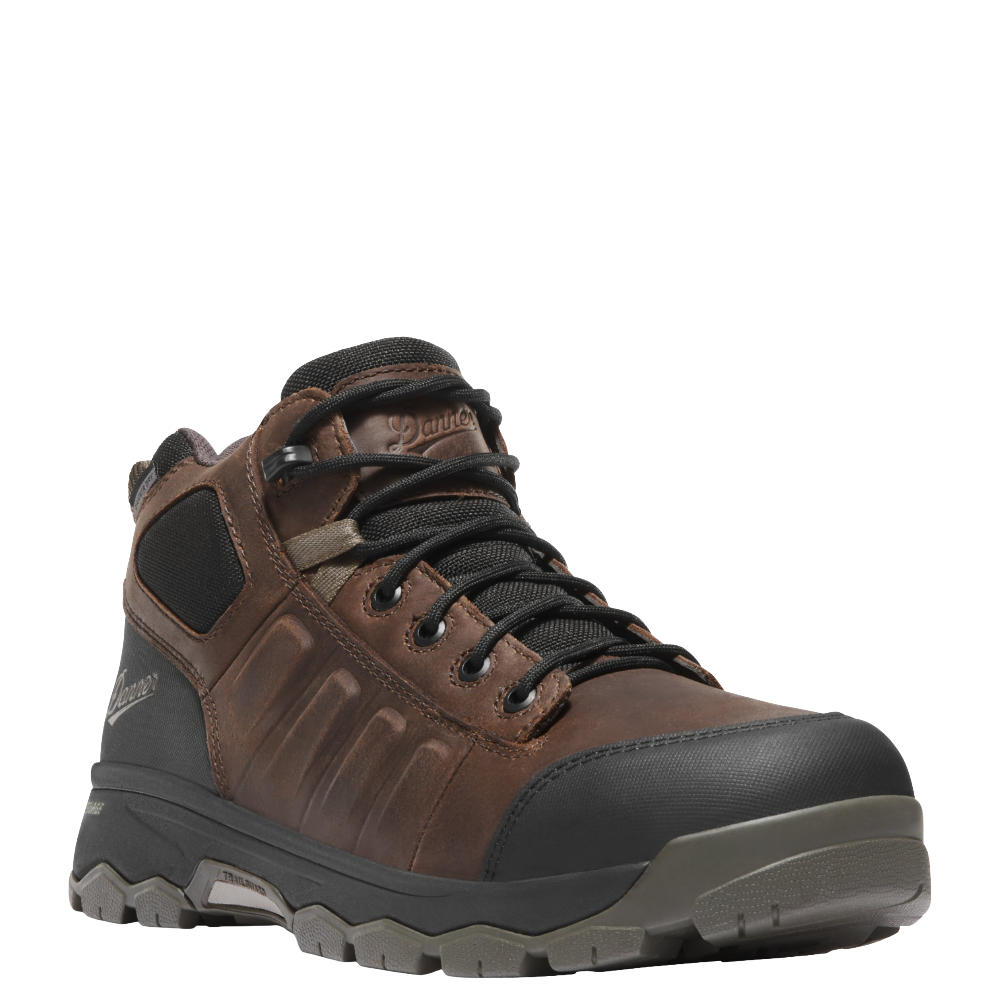 Danner Men's Wheat Ridge Waterproof Brown Aluminum Toe Work Boot 18501