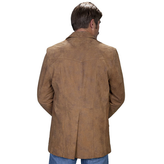 Scully Men's Maple Brown Leather Blazer 602-221