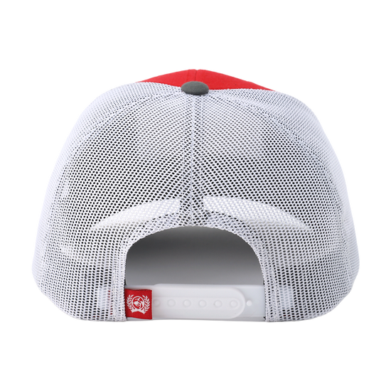 Cinch Men's Red Authentic Patch Trucker Cap MCC0660649