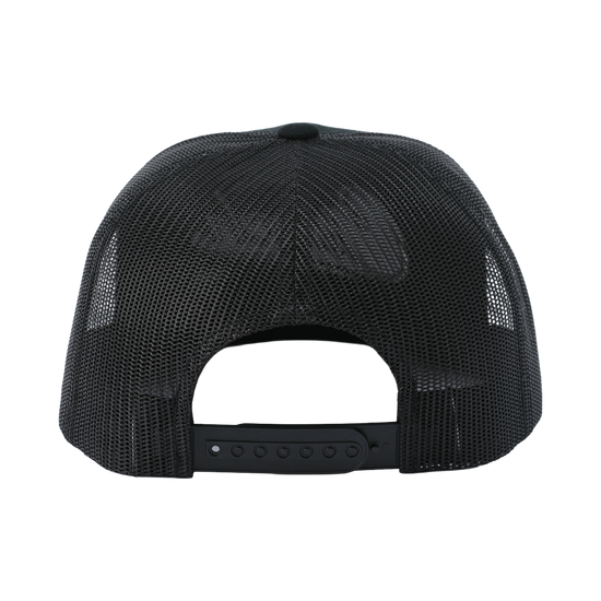 Cinch Men's Solid Black Embroidered Trucker Hat MCC0760003