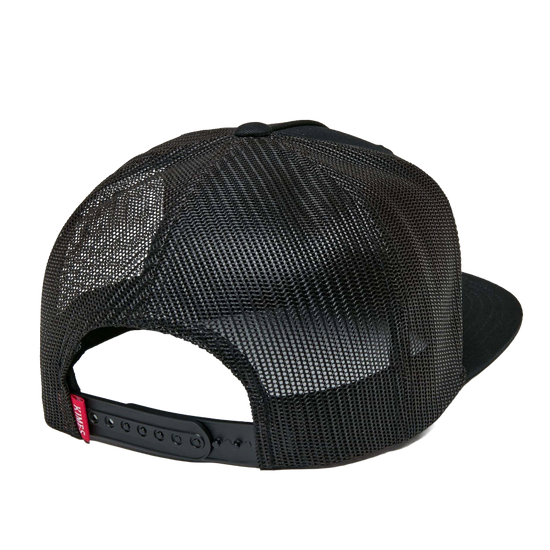 Kimes Ranch Super Charged Black Graphic Trucker Cap UHA0000177-BK001