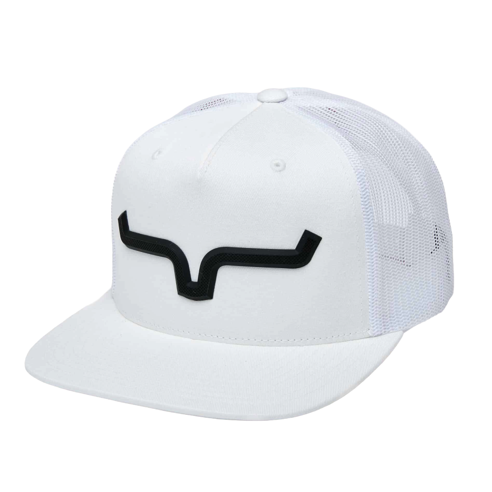 Kimes Ranch Super Charged Classic White Graphic Trucker Cap UHA0000177-WE001