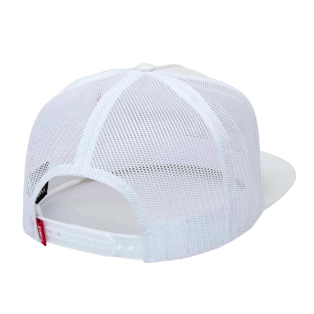 Kimes Ranch Super Charged Classic White Graphic Trucker Cap UHA0000177-WE001