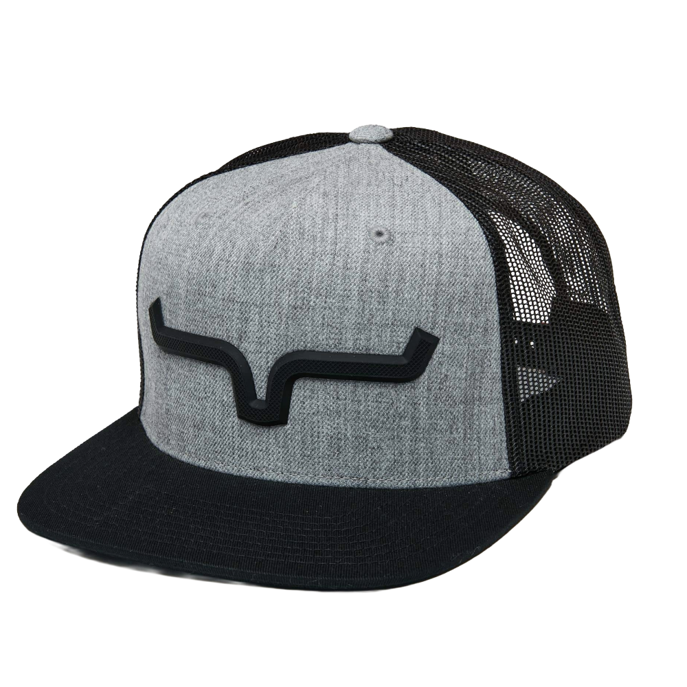 Kimes Ranch Super Charged Grey Heather Graphic Trucker Cap UHA0000177-GY018