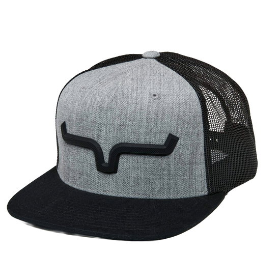 Kimes Ranch Super Charged Grey Heather Graphic Trucker Cap UHA0000177-GY018